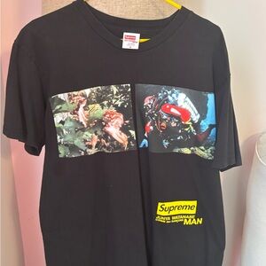 Supreme Black Cotton Tee